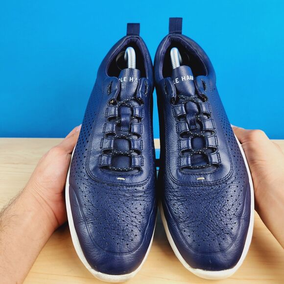 Cole Haan Original Grand Sport Performance Mens 11‎ Blue Leather Casual Sneakers main image 5